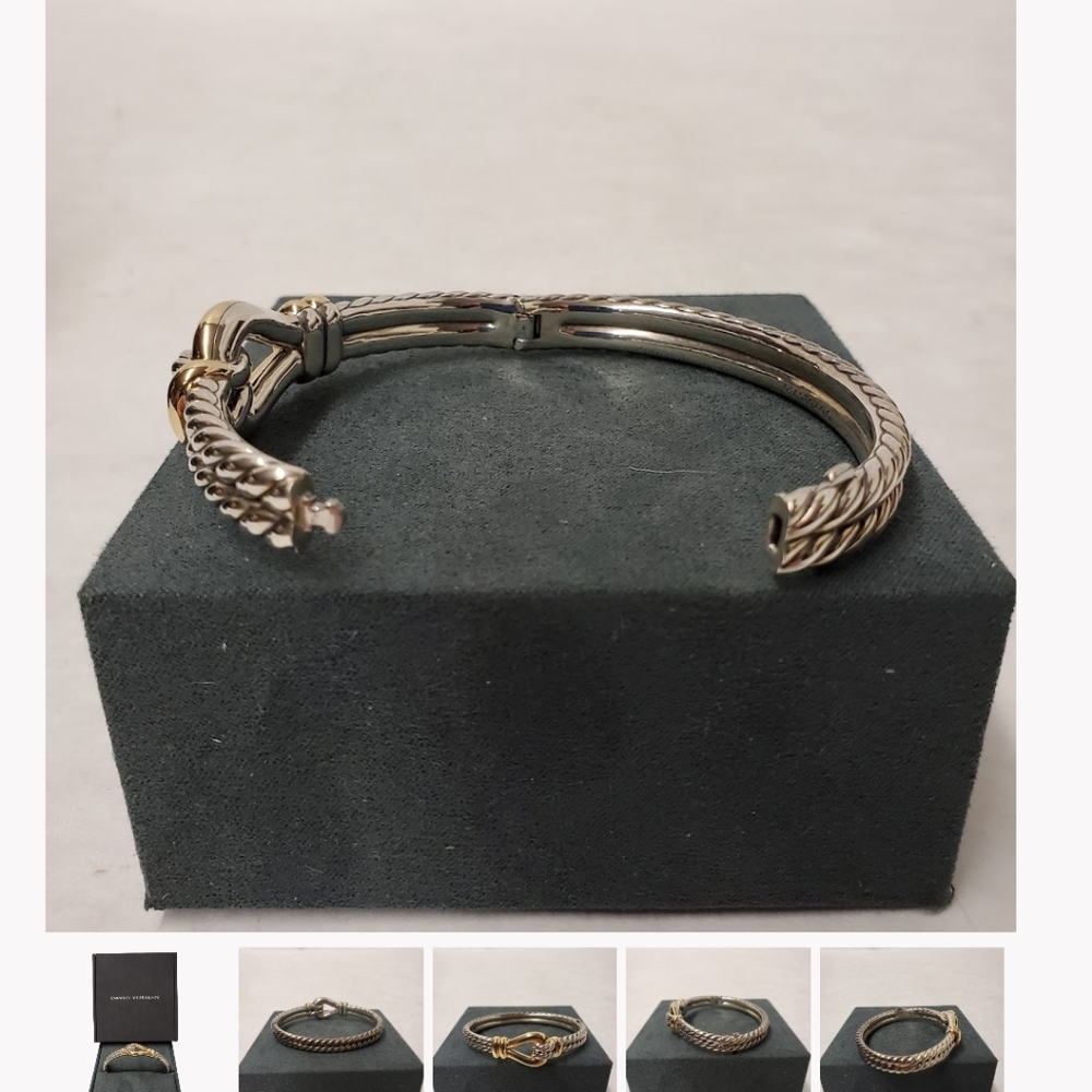Versona Silver Gold Knot Bracelet NWOT - Picture 4 of 8